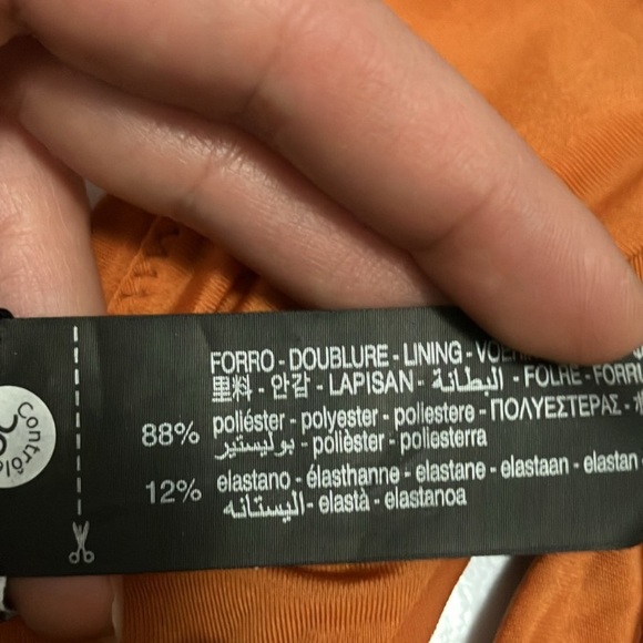 3/30 Zara rust Teeny cheeky bikini size Large new - Picture 5 of 5